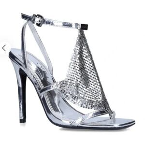 Brand New  Silver, Chainmail, “Armour Sandal”, Carvela by Kurt Geiger